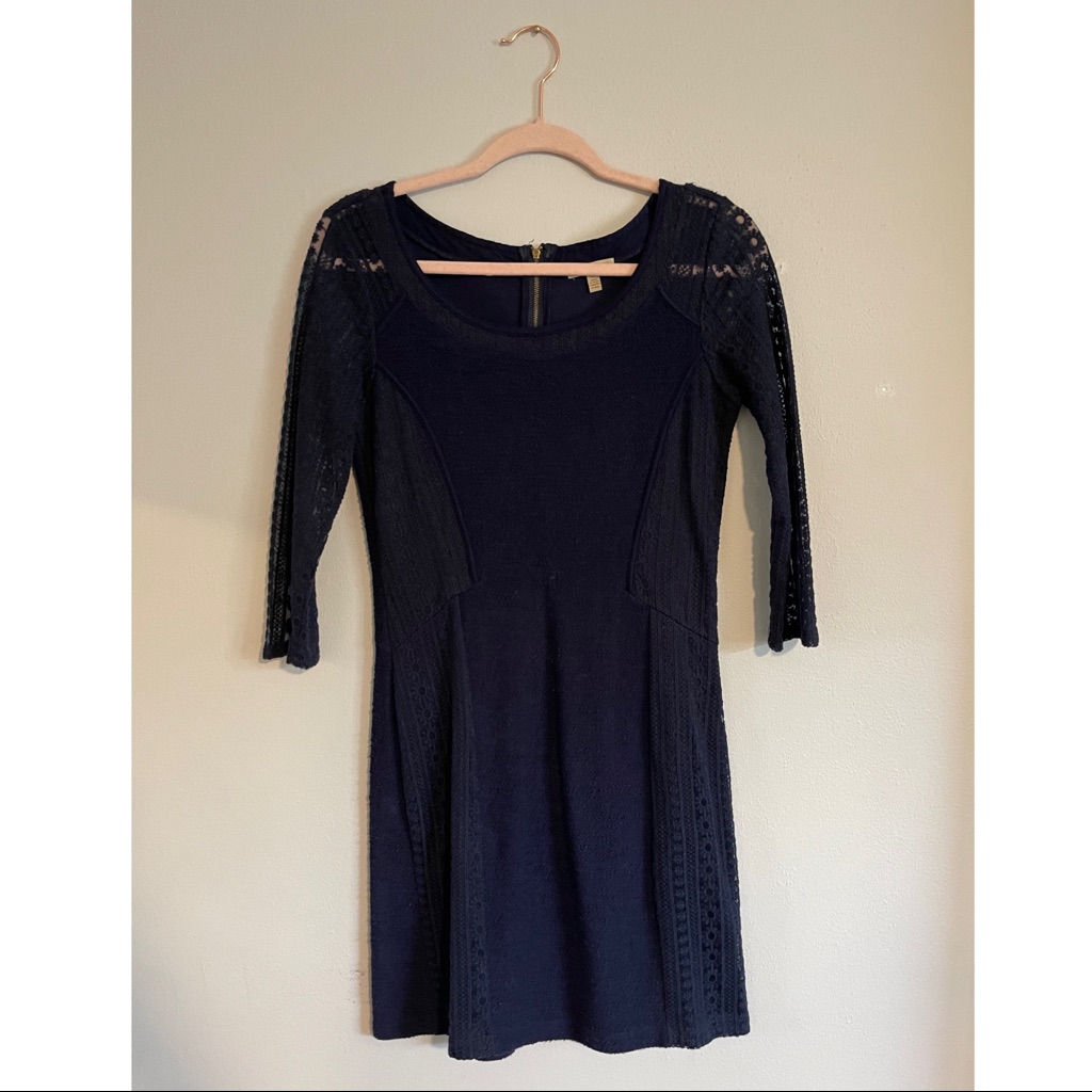 Anthropologie Bordeaux Dress